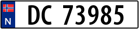 Truck License Plate